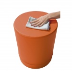 Sitzelement, Hocker rund L, Durchmesser 37 cm, Höhe 40 cm, 
